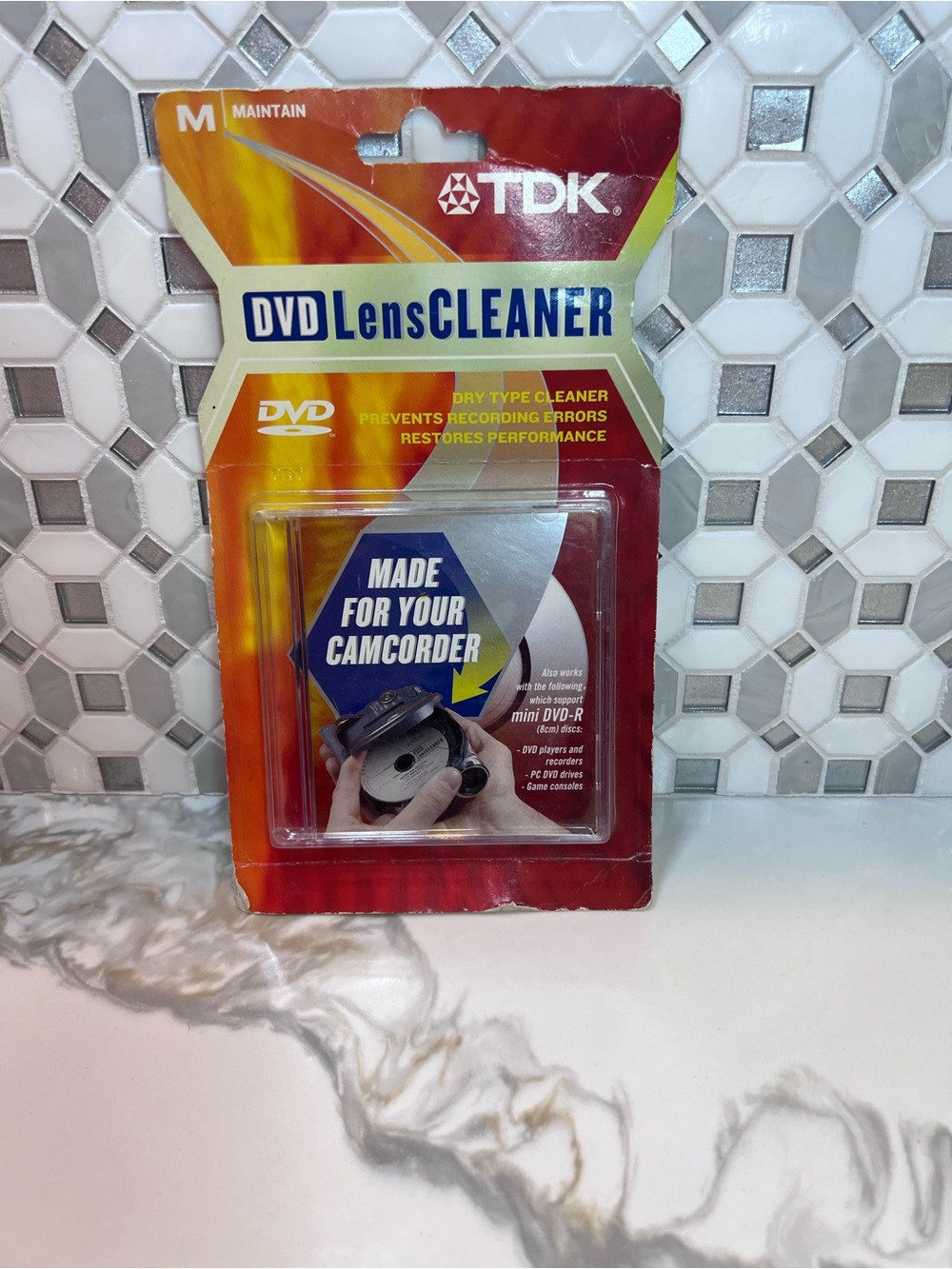 TDK Mini DVD Laser Lens Cleaner for Camcorder Dry Type 8cm Mini DVDMC-LDBH